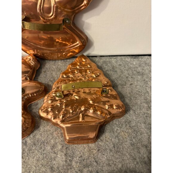 Set of 3 Vintage Hi-Mark Copper Cookie Cutters  # 3020 - Picture 4 of 5